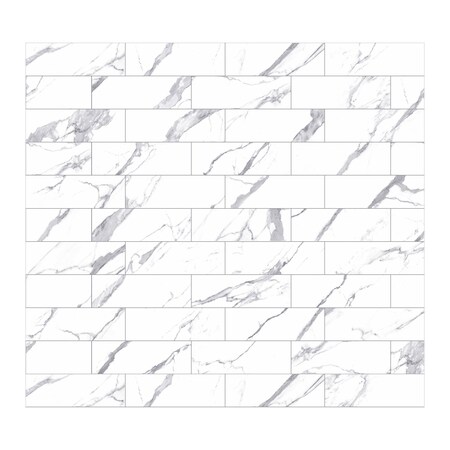 Andova Tiles SAMPLE-Doric 4 in. x 12 in. Ceramic Marble Look Subway Wall Tile SAM-ANDDORC868